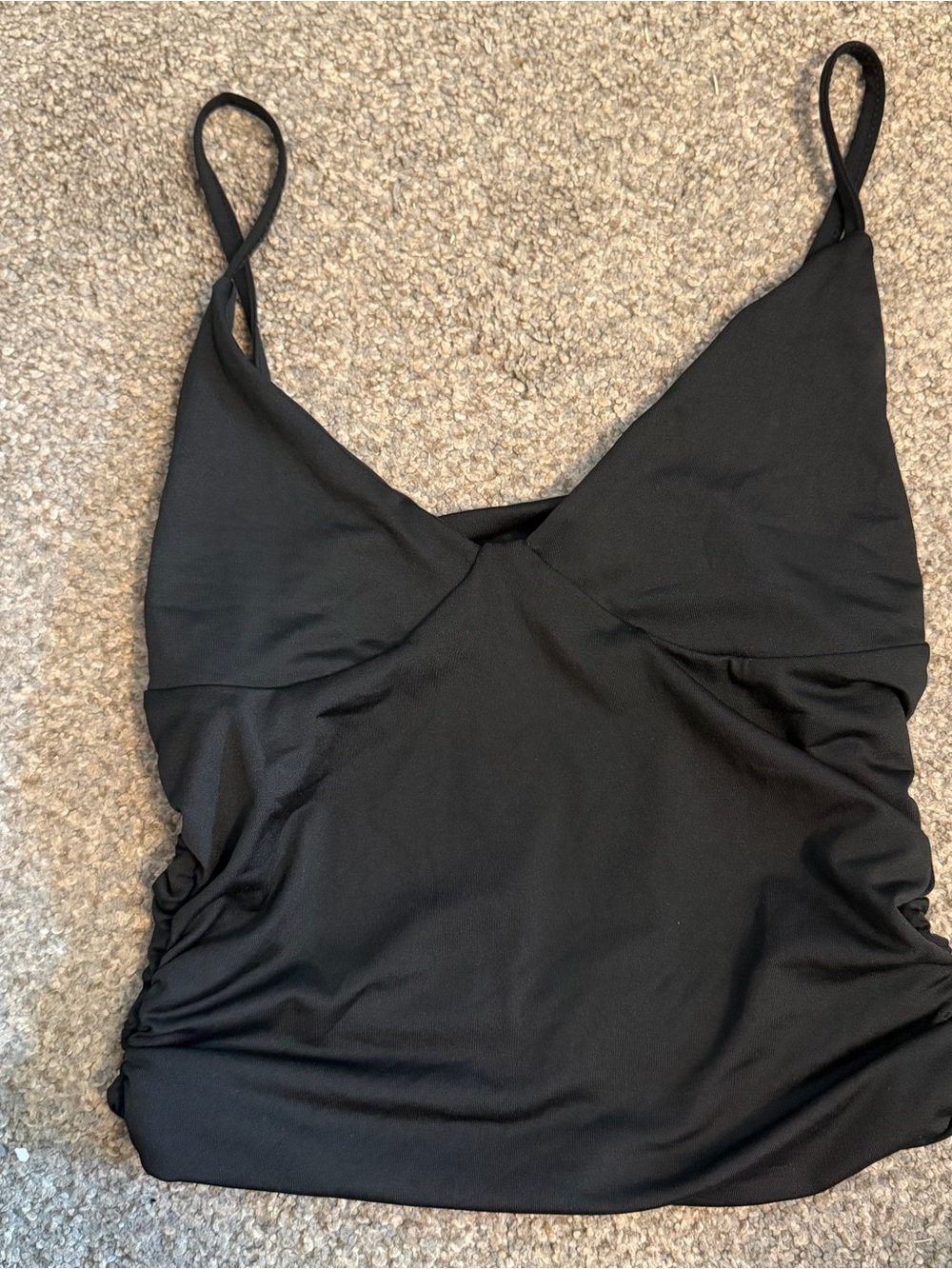 Black going out top